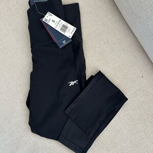 Reebok lux perform high-rise tights. NWT, black, size Small.